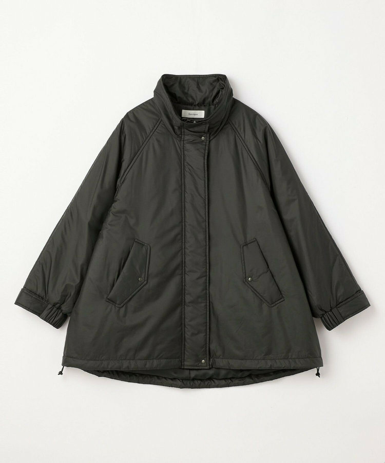 【大きいサイズ】feerique シルキータフタパディングコクーンコート