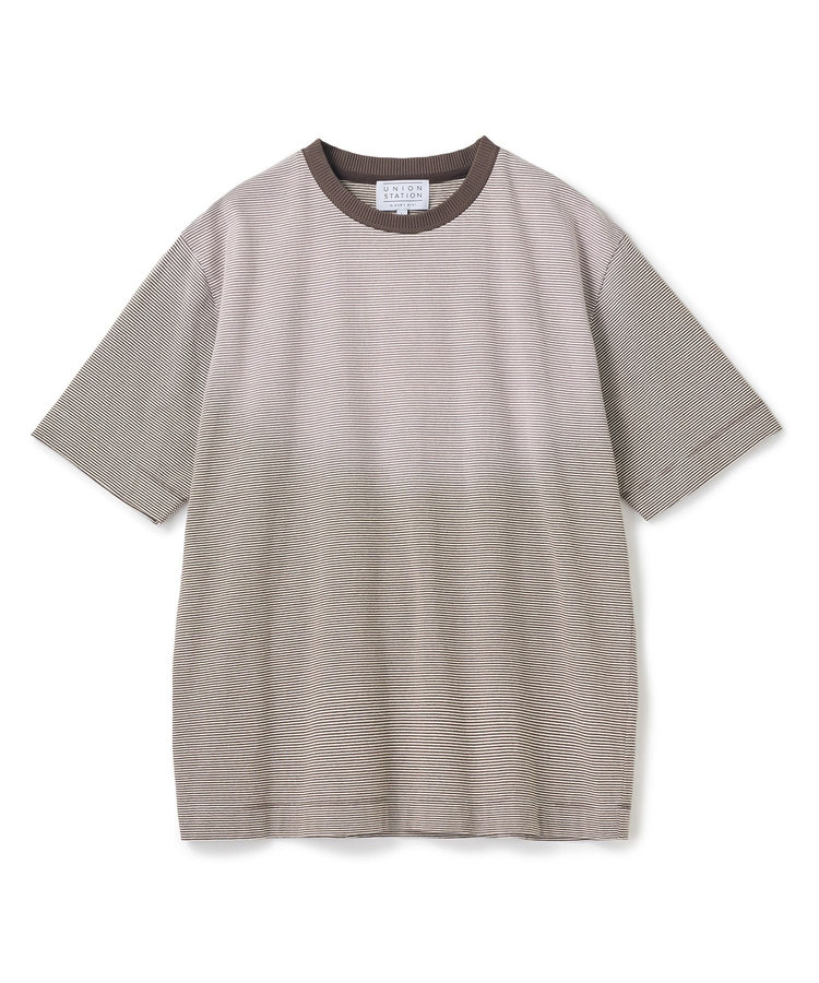 ヴィンテージライクミジンボーダーTシャツ＜ストレッチ・マシンウォッシャブル＞