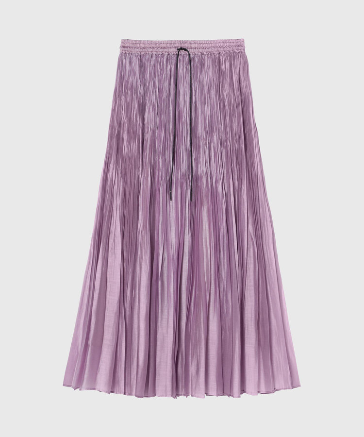 TENCEL ORGANDY PLEATS SKIRT / テンセルオーガンジープリーツスカート