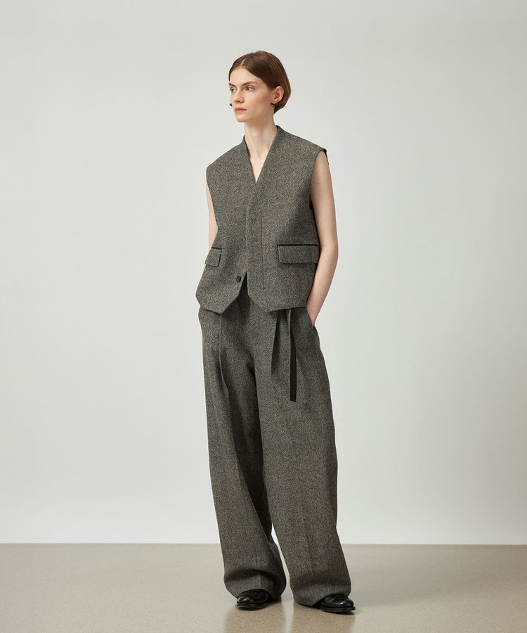 WOOL SLUB GILET / ウールスラブジレ