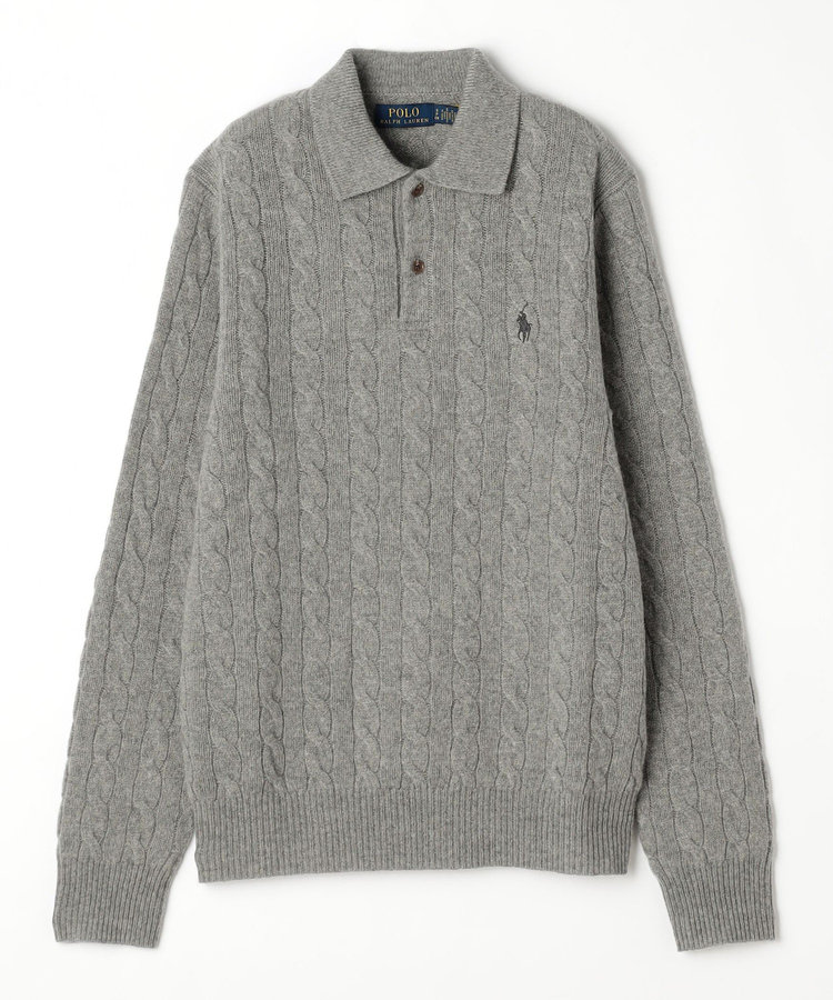 ＜POLO RALPH LAUREN/ポロ ラルフ ローレン＞ケーブルニットウールカシミアニット