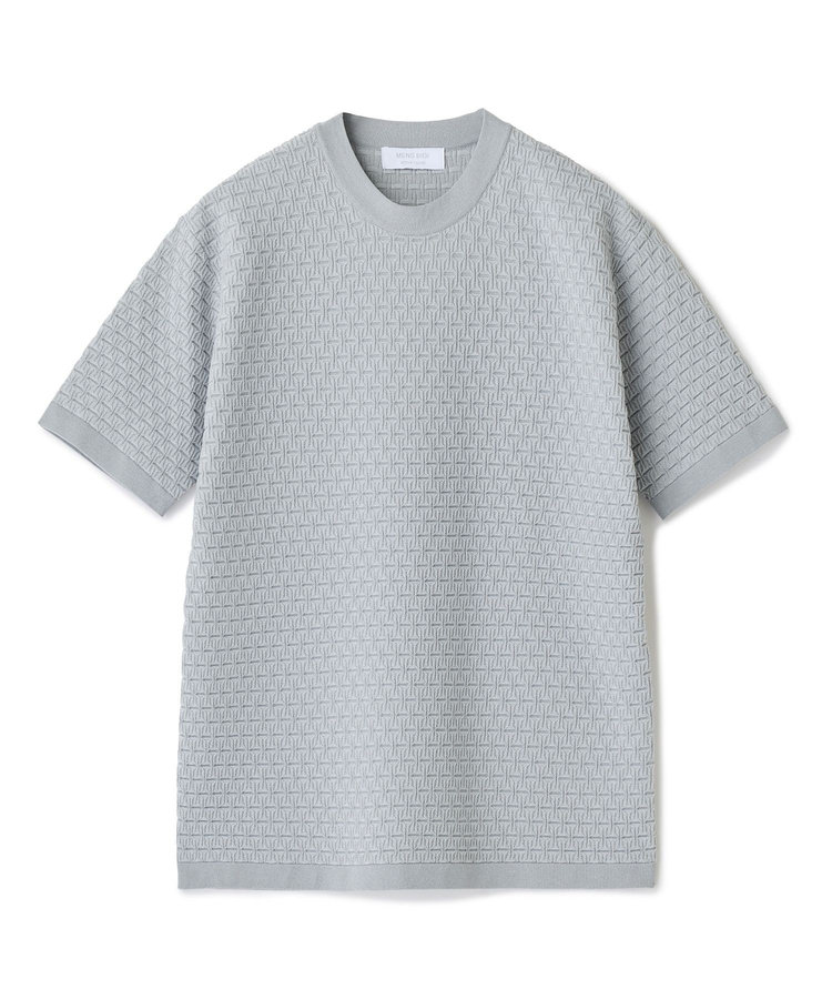 【ACTIVE TAILOR】ブリスターニットジャカードＴシャツ＜通気性/速乾性＞
