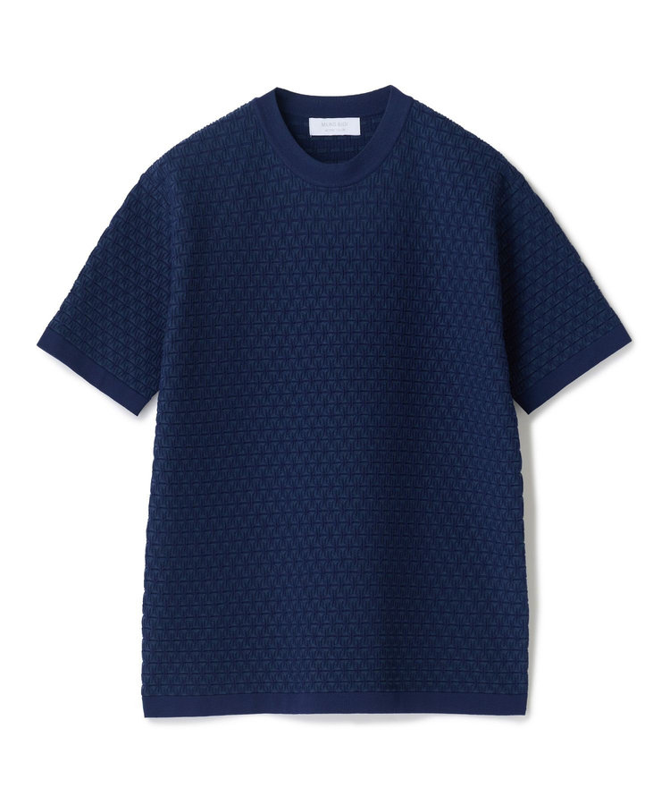 【ACTIVE TAILOR】ブリスターニットジャカードＴシャツ＜通気性/速乾性＞