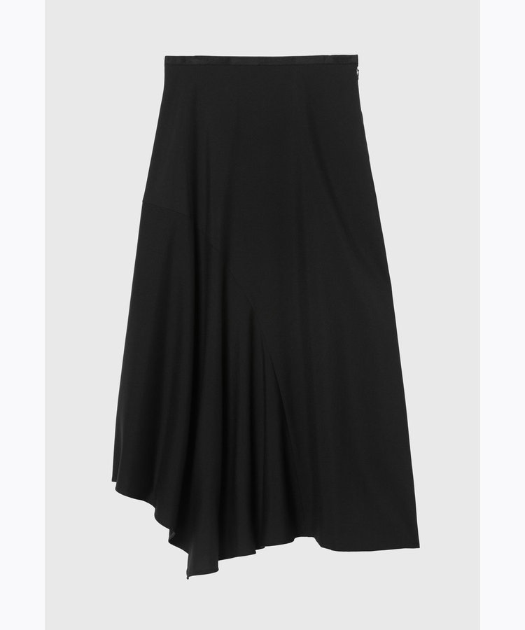 WOOL TORO ASYMMETRY SKIRT / ウールトロアシンメトリースカート