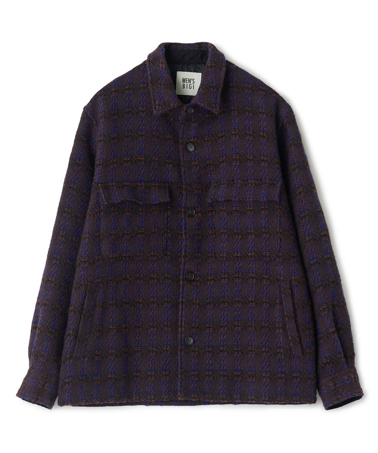 総裏ツイード CPOシャツアウター