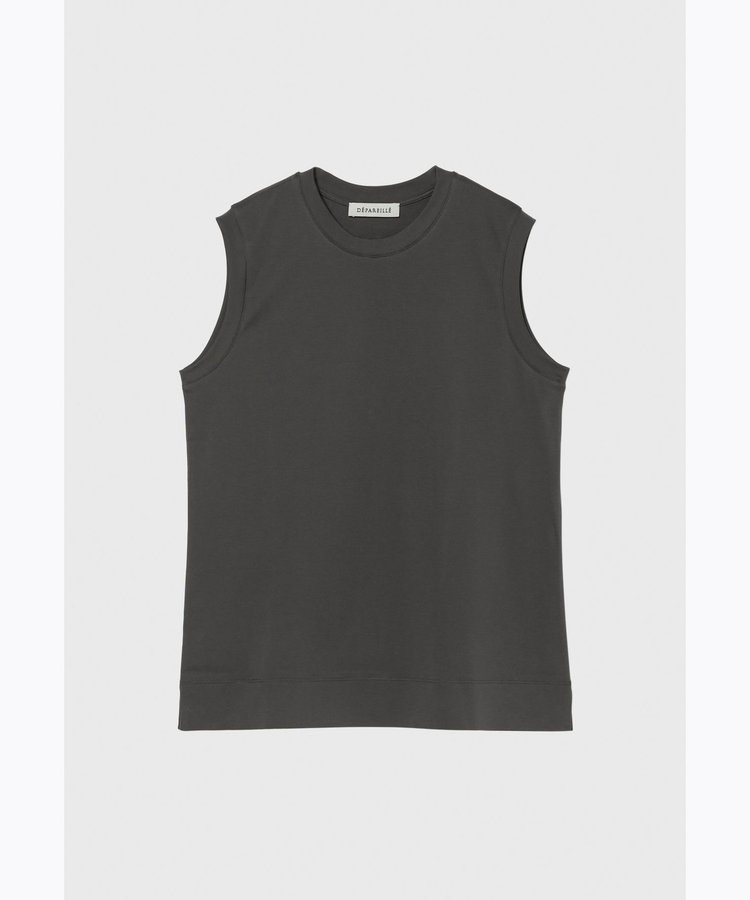 SMOOTH NO SLEEVE T SHIRT / スムースノースリーブTシャツ