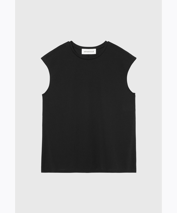 TRIACETATE JERSEY SLEEVELESS TOPS / トリアセテートジャージースリーブレストップス