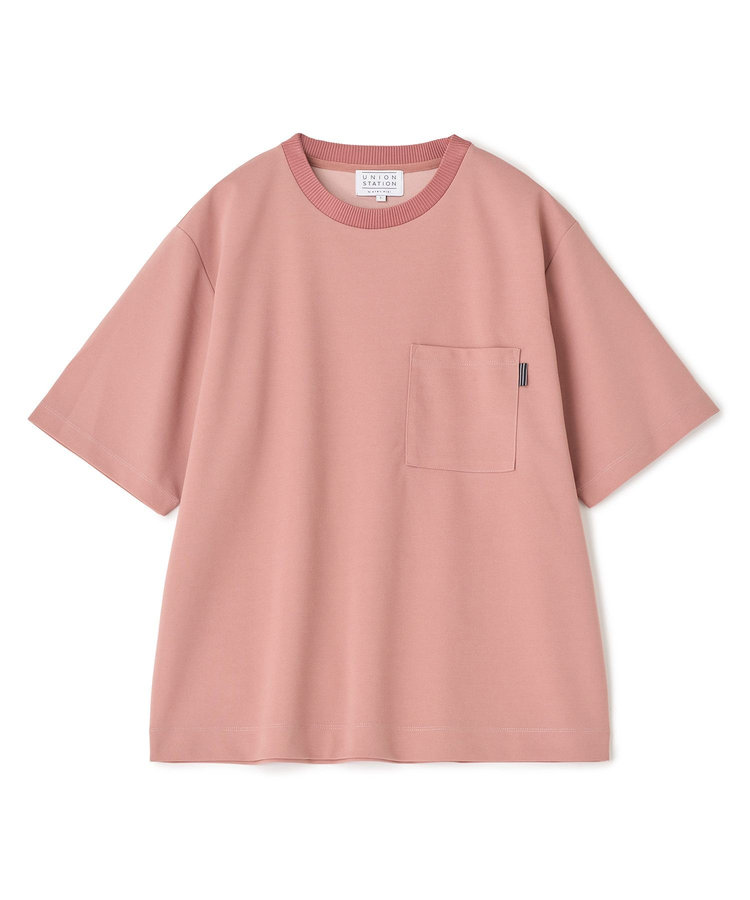 梨地ポンチポケットTシャツ＜ストレッチ・マシンウォッシャブル＞