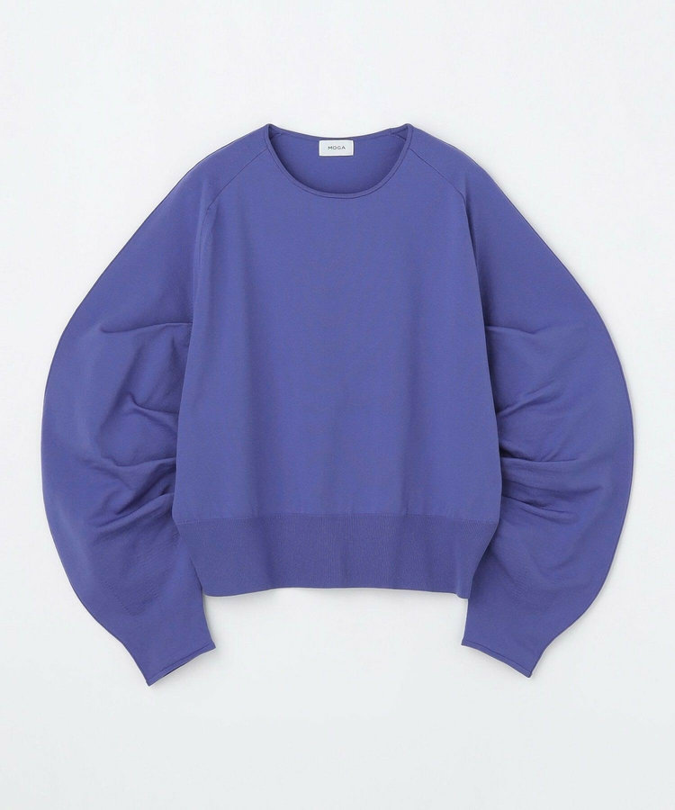 【大きいサイズ】バルキーポリエステルニットトップス