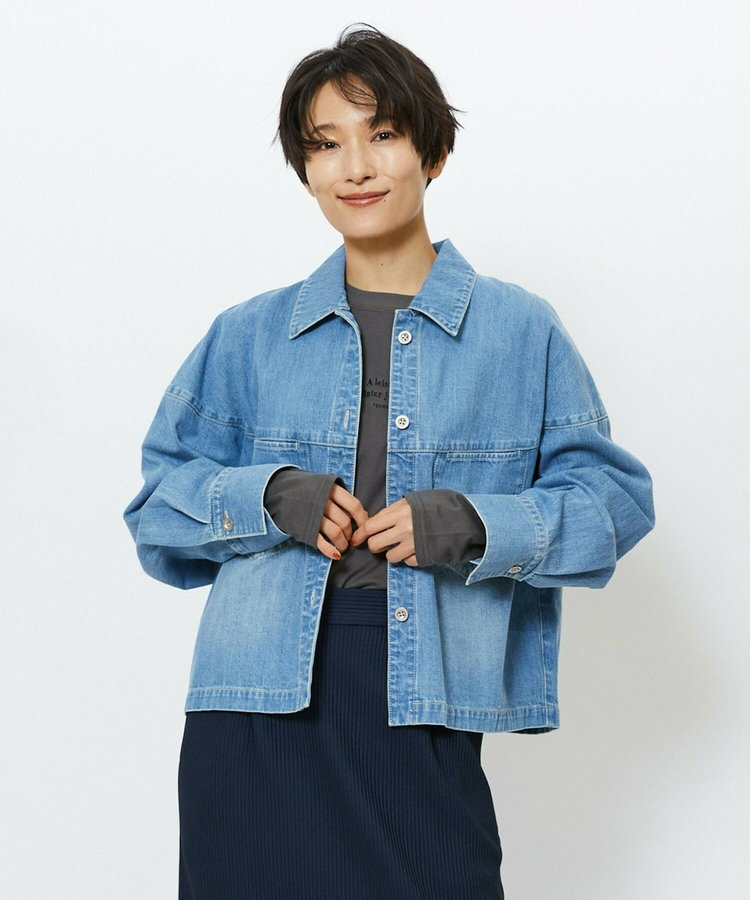 feerique　デニムシャツブルゾン