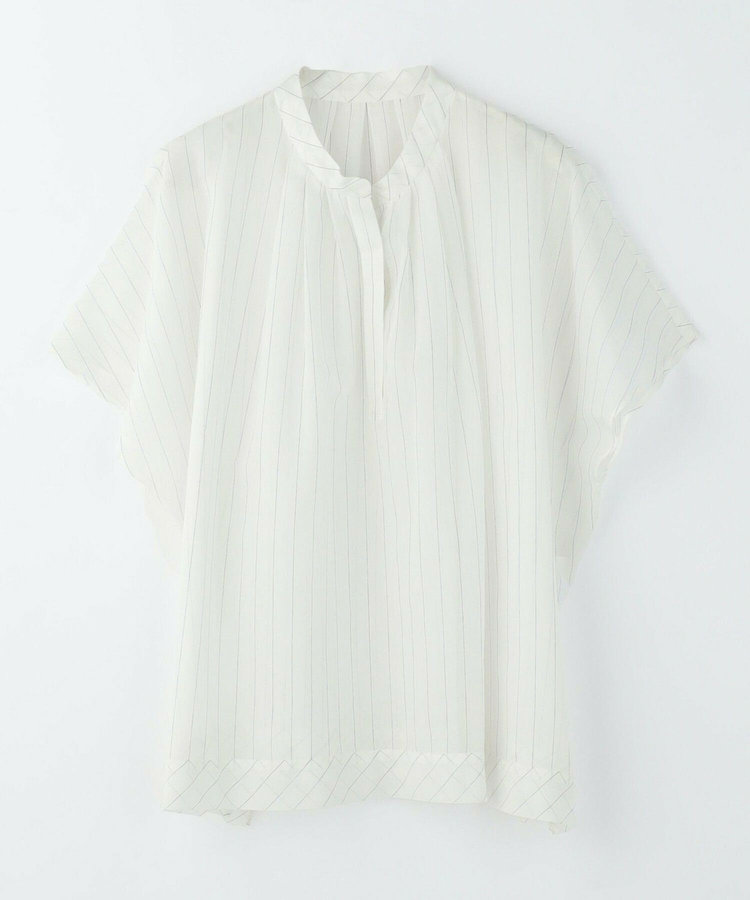 【大きいサイズ】feerique 強撚TCボイルシアーローンブラウス