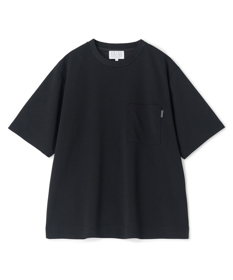 梨地ポンチポケットTシャツ＜ストレッチ・マシンウォッシャブル＞