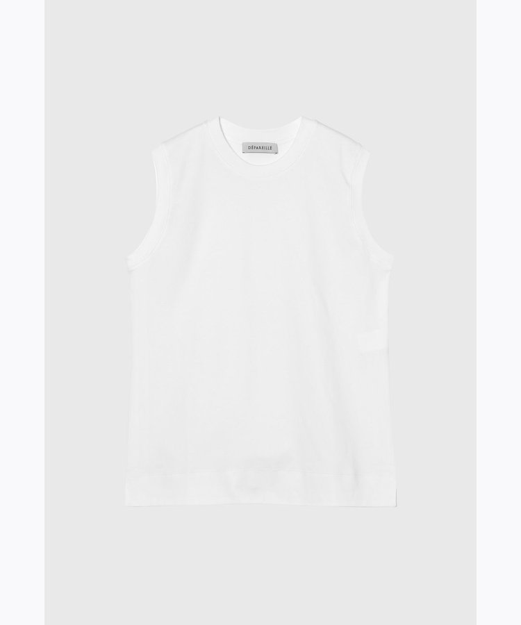 SMOOTH NO SLEEVE T SHIRT / スムースノースリーブTシャツ