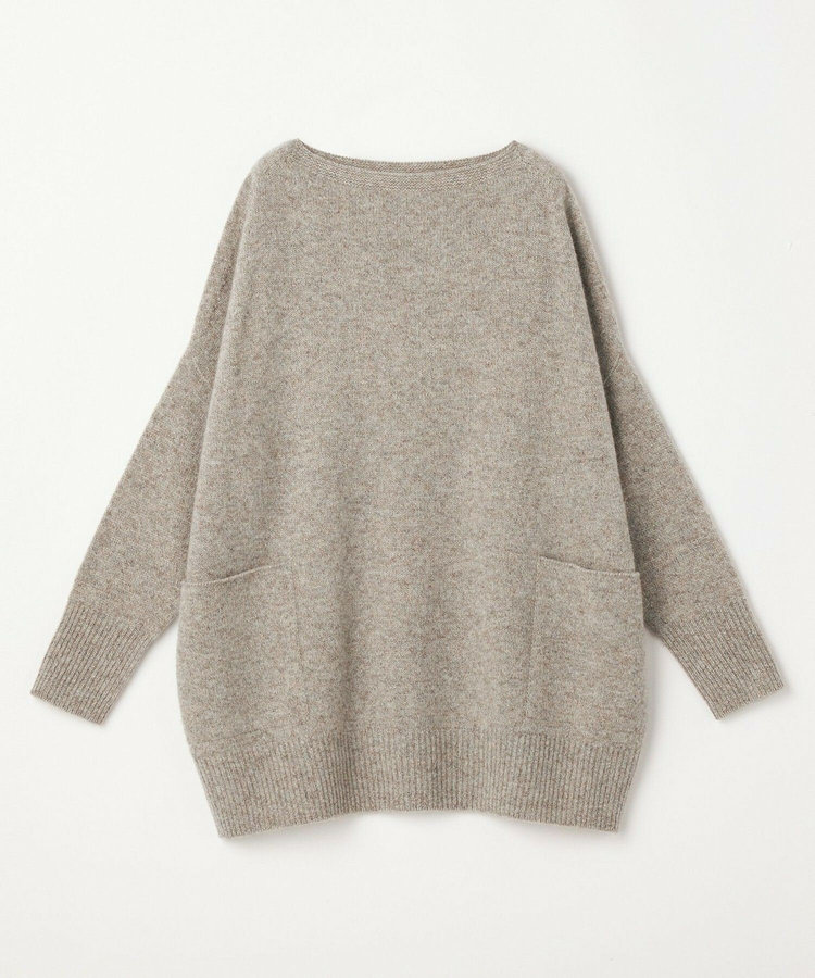 【大きいサイズ】クーマラムカシミヤボートネックニット