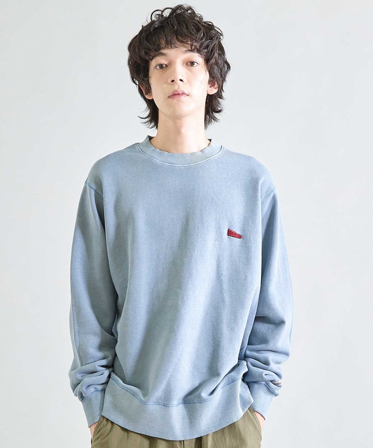 【Good wear×BARRY McGEE×UNION STATION】ピグメント加工 別注クルーネックスウェット