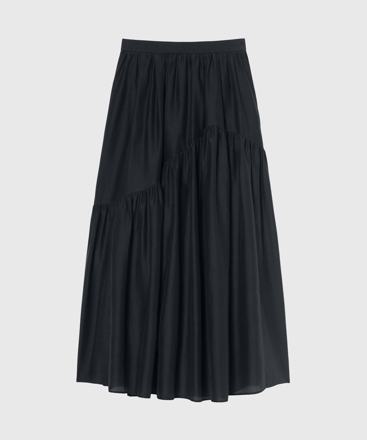 COTTON SILK LAWN SKIRT / コットンシルクローンスカート