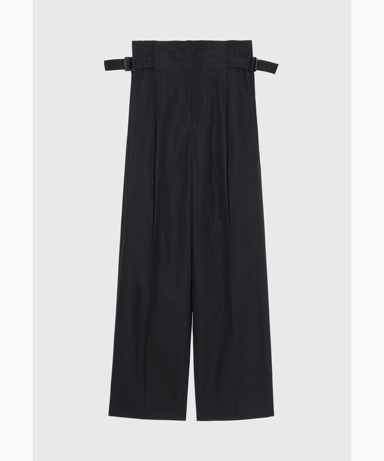COTTON LINEN TWILL SUSPENDER PANTS / コットンリネンツイルサスペンダーパンツ