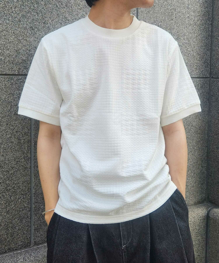 リンクスジャガードグレンチェック柄T