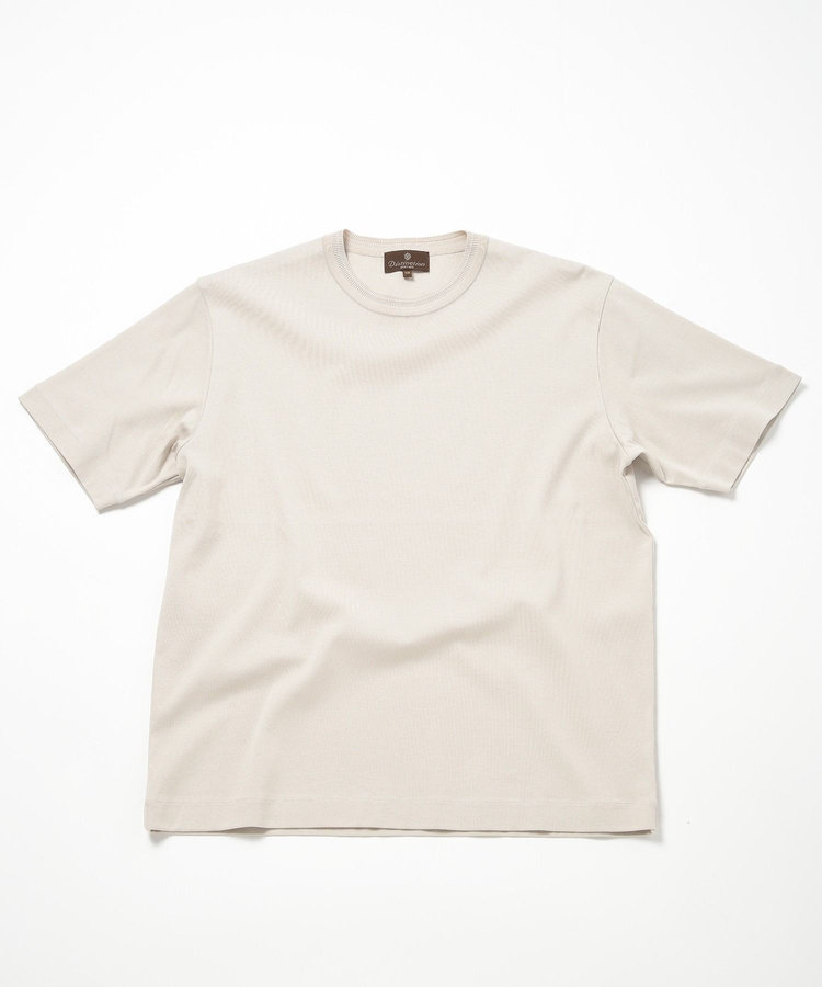 60/2マーセライズジャージクルーネックTEE