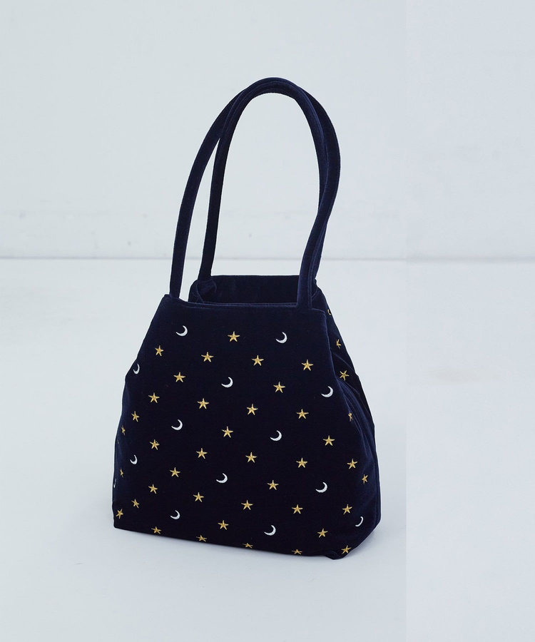 星空刺繍バッグ
