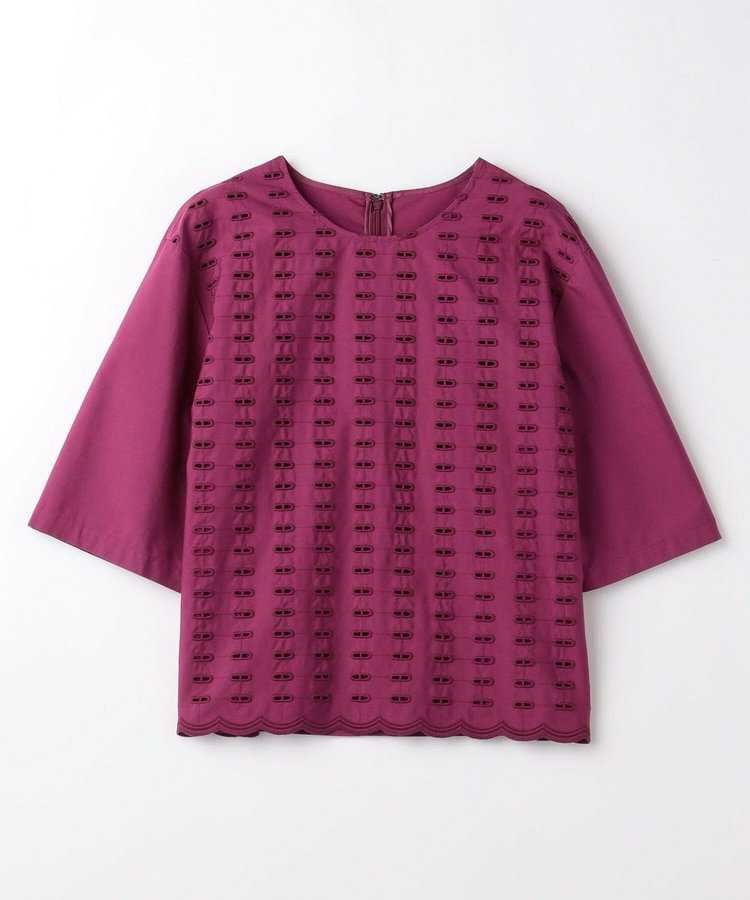 コットン刺繍ブラウス