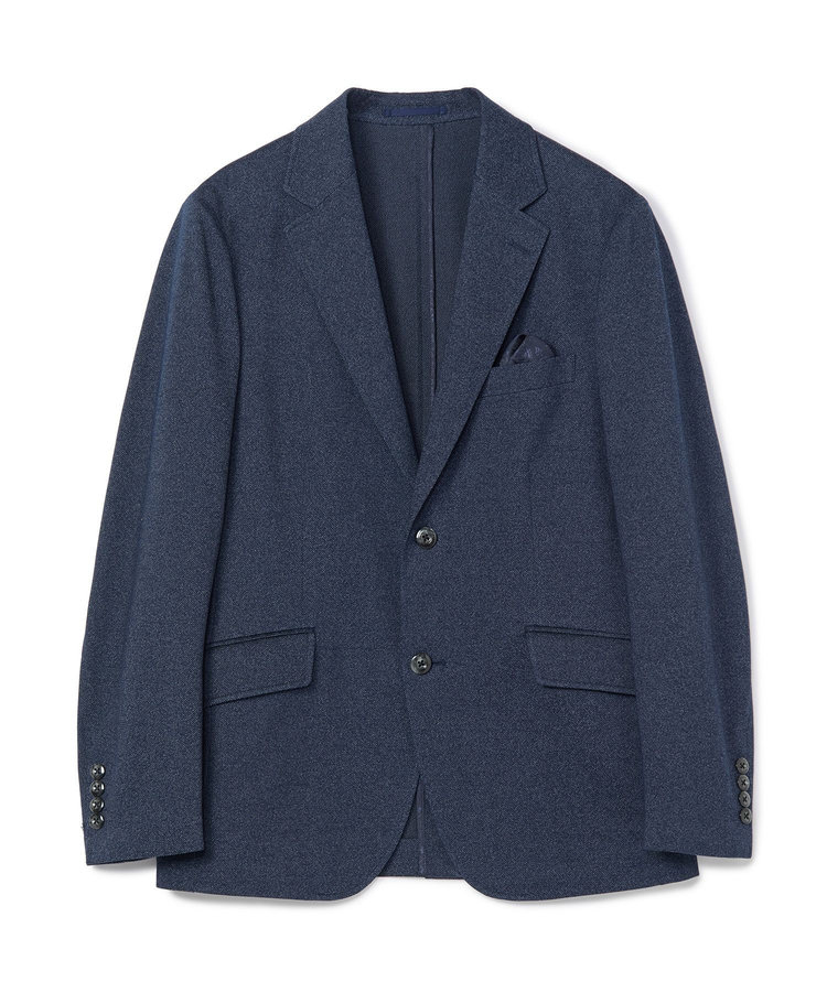 【ACTIVE TAILOR/アクティブテイラー】ハイゲージツイル ジャージジャケット＜防シワ性＞＜ストレッチ＞
