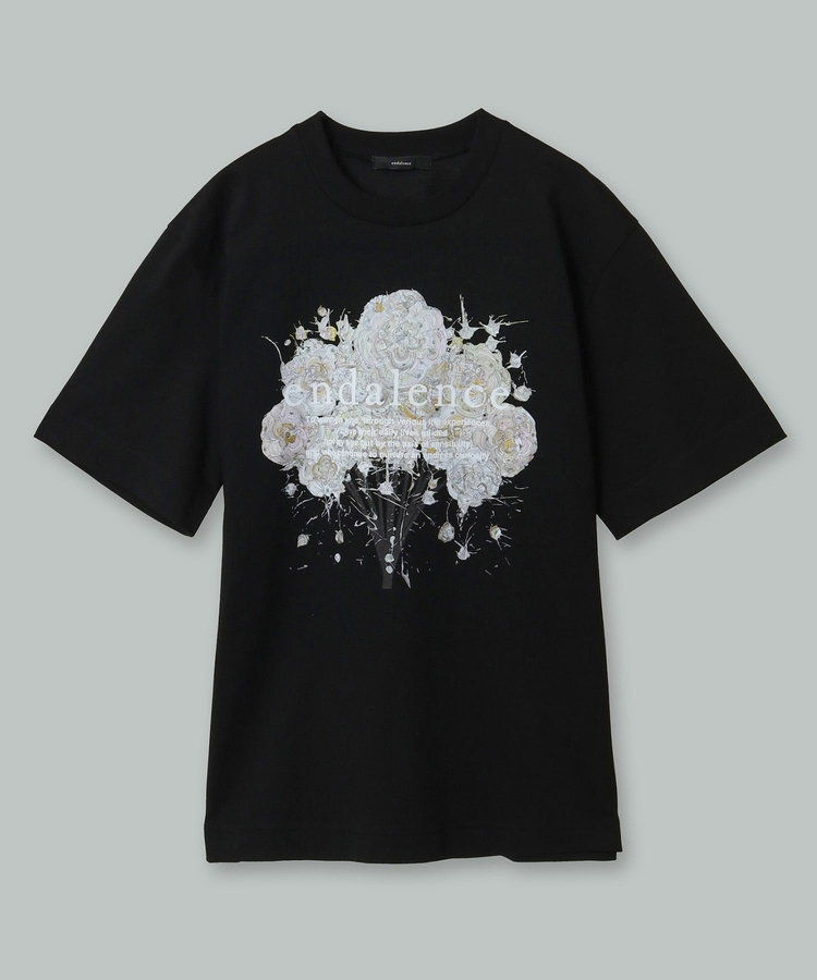  endalence×Yuta OkudaコラボレーションTシャツ＜ライトブーケ＞