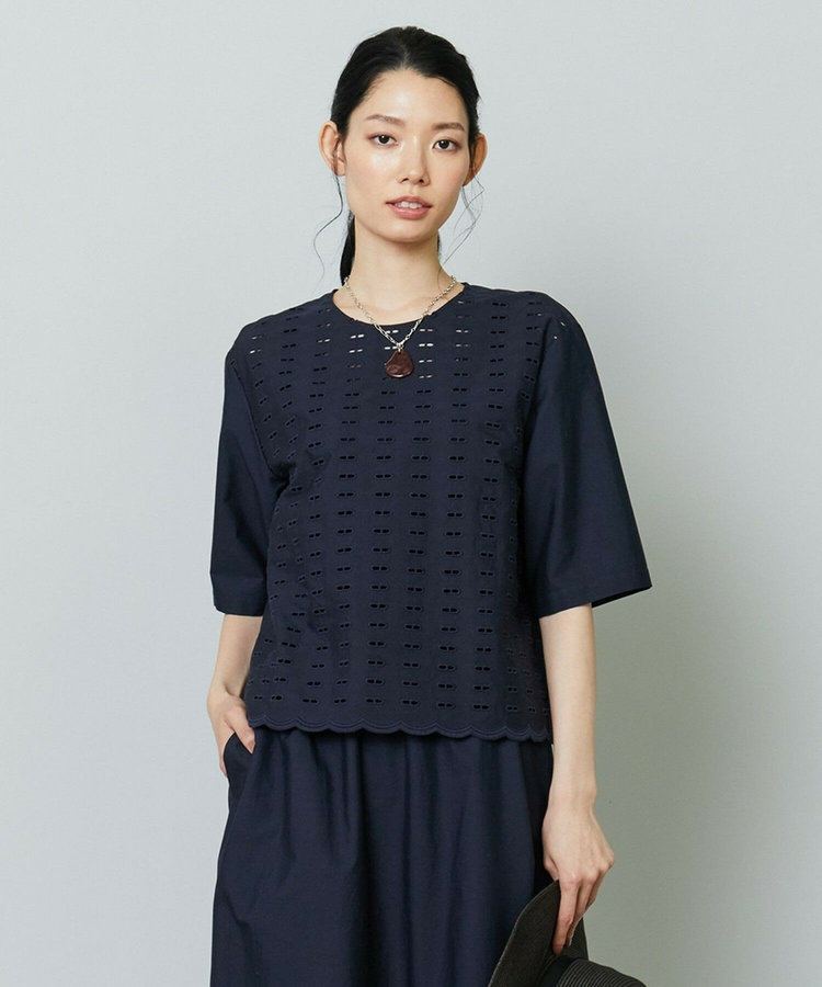 コットン刺繍ブラウス