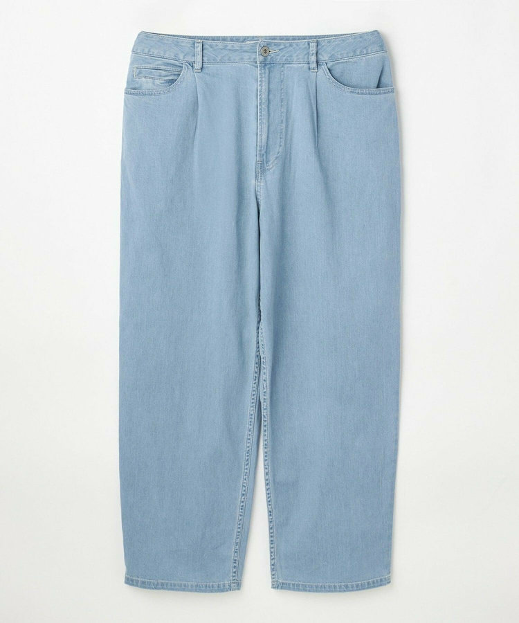 【大きいサイズ】7ozストレッチテーパードデニムパンツ