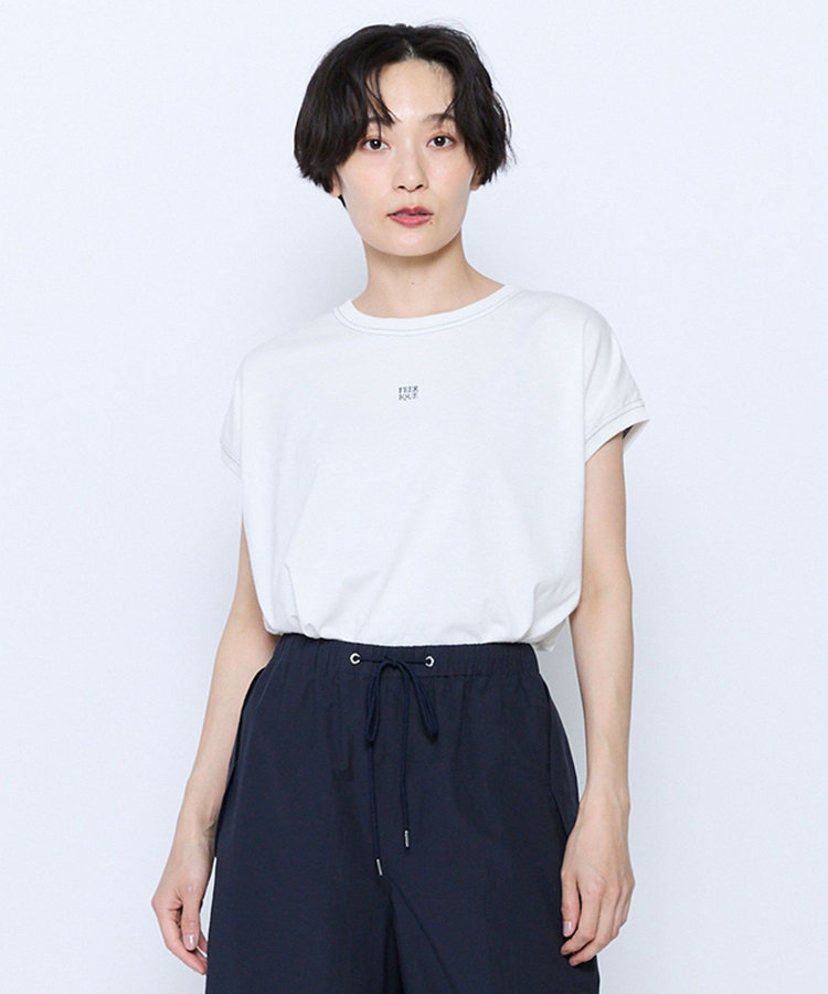 feerique 37.5天竺ロゴプルオーバー