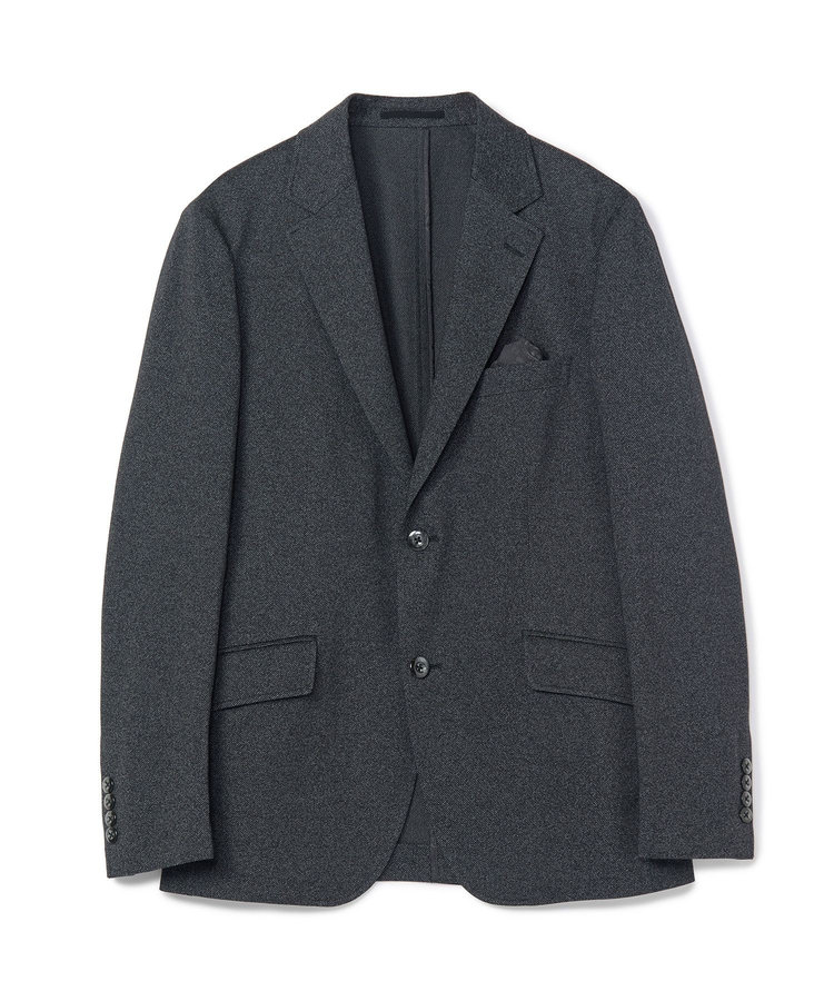 【ACTIVE TAILOR/アクティブテイラー】ハイゲージツイル ジャージジャケット＜防シワ性＞＜ストレッチ＞