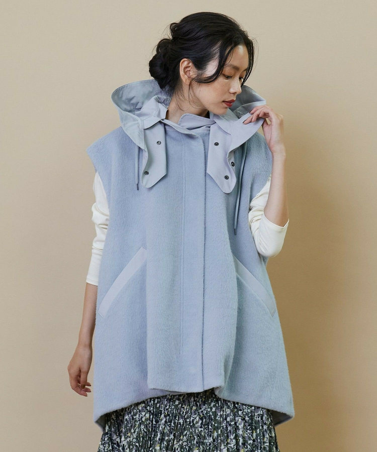 シャギージャージベスト