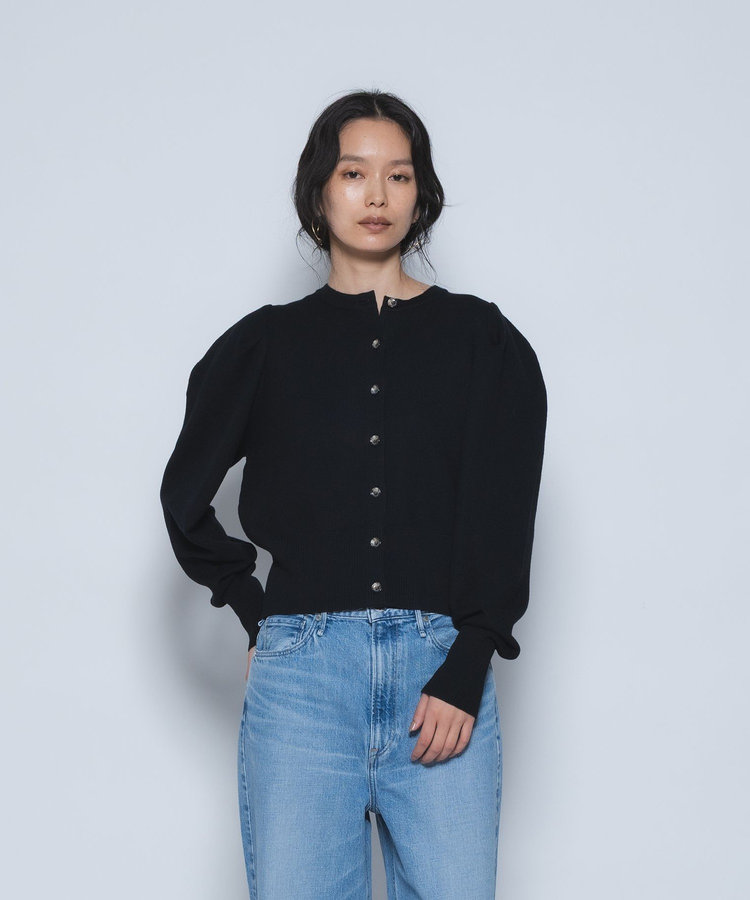 《別注カラー》＜LOWER/ローヴァー＞ショルダータックカーディガン