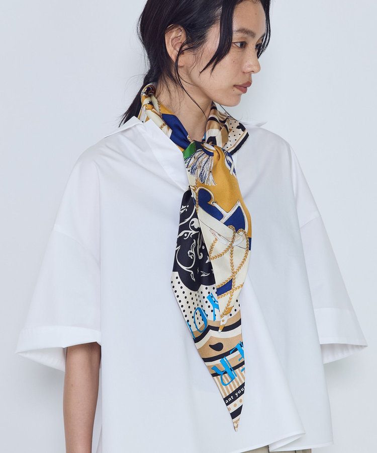 ＜manipuri (マニプリ)＞別注ダイヤ型スカーフ