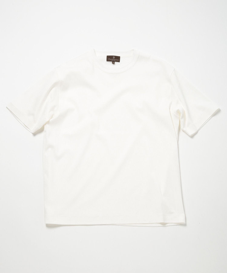 60/2マーセライズジャージクルーネックTEE