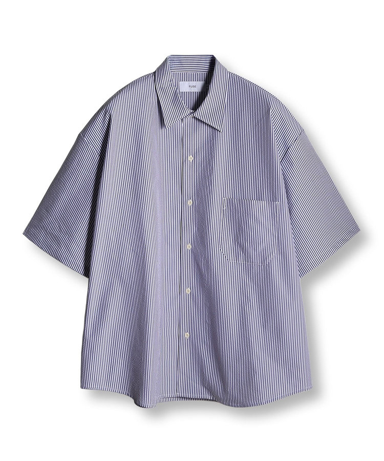 4WAYサッカーストライプシャツ<ストレッチ><EASY CARE>