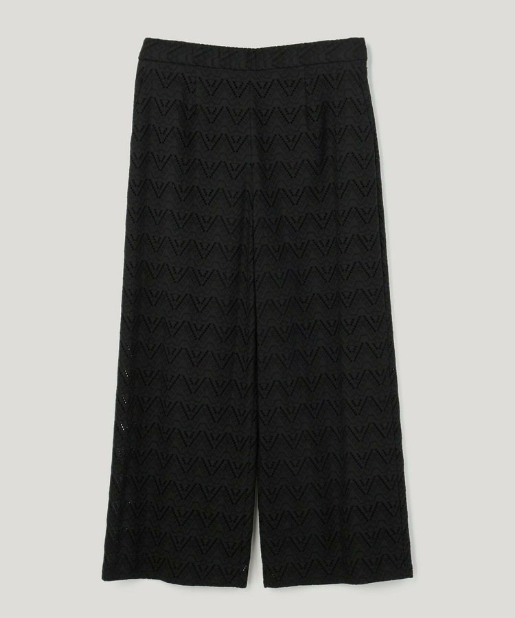 【大きいサイズ】feerique コットンレースワイドパンツ