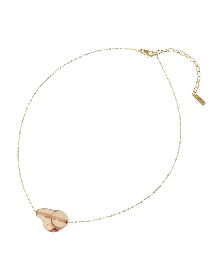 ＜Bijou R.I (ビジューアールアイ)＞Clear Baroque Pearl ネックレス
