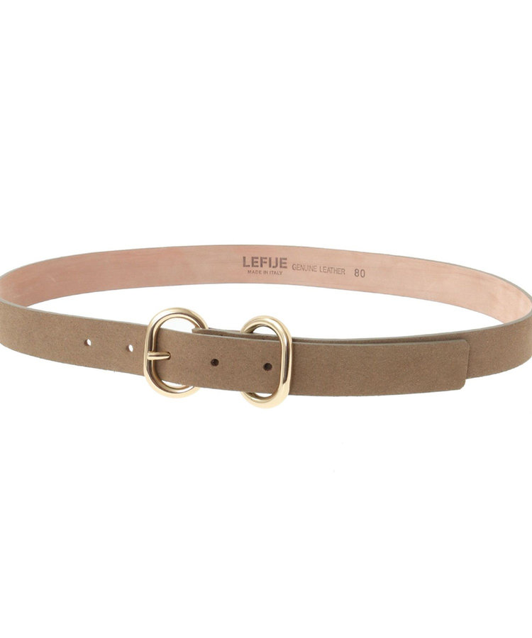 ＜LEFIJE (レフィエ)＞ダブルリングバックルベルト