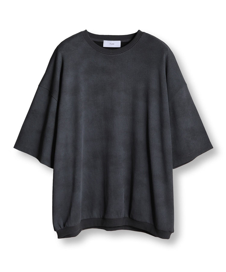 ムラ染めプリントルーズフィットTEE