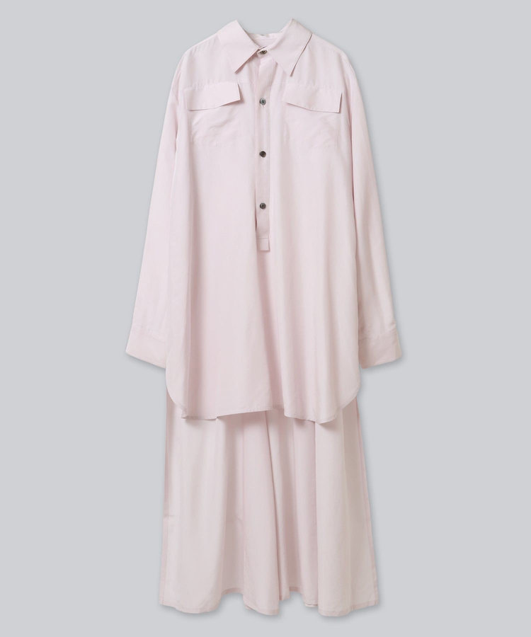 シルクロングテールシャツ