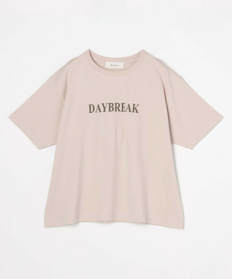【大きいサイズ】feerique ロゴプリントTシャツ