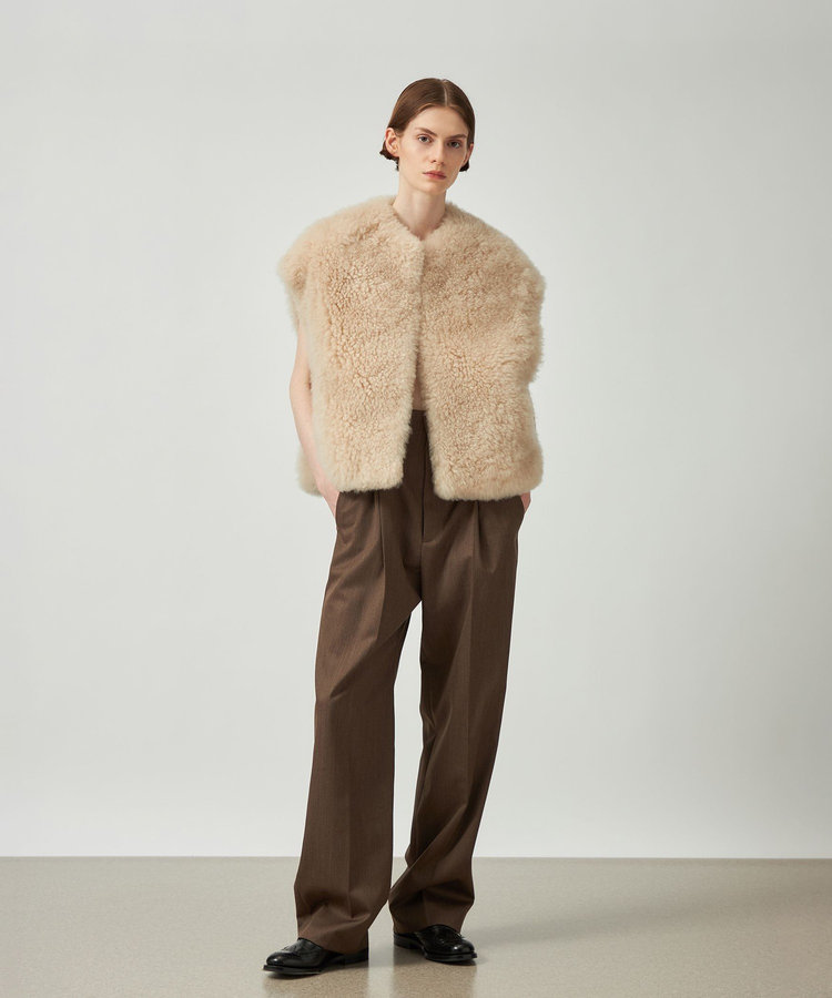 CASHMERE FUR VEST / カシミヤファーベスト
