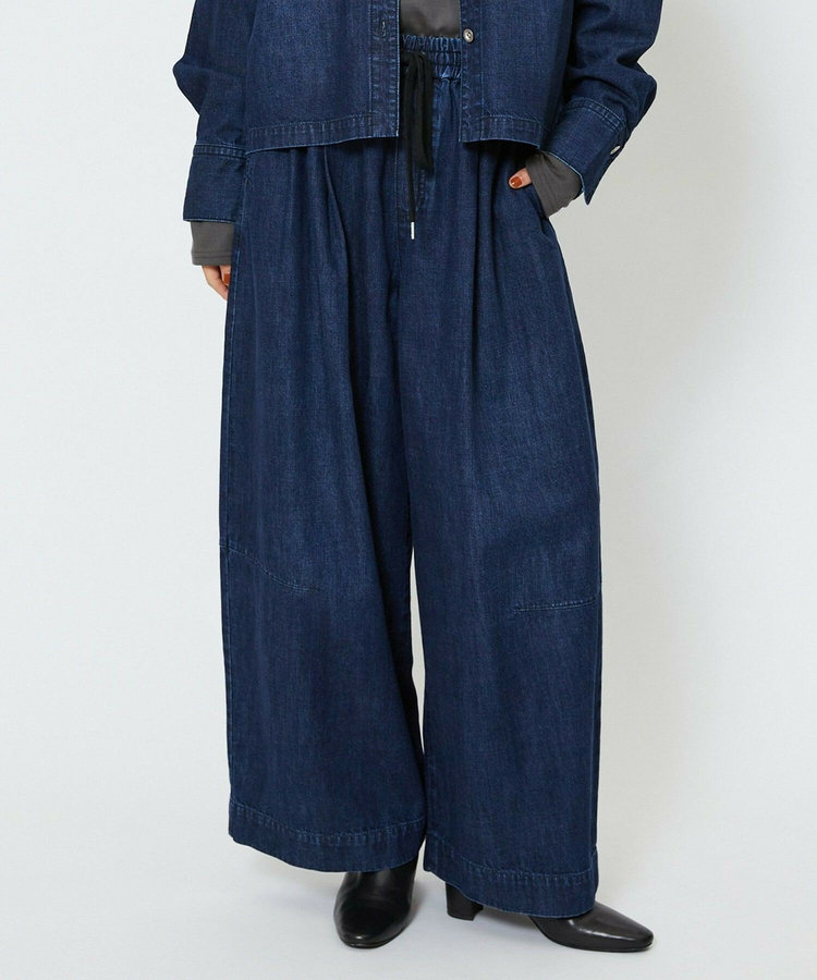 feerique　デニムコクーンシルエットワイドパンツ
