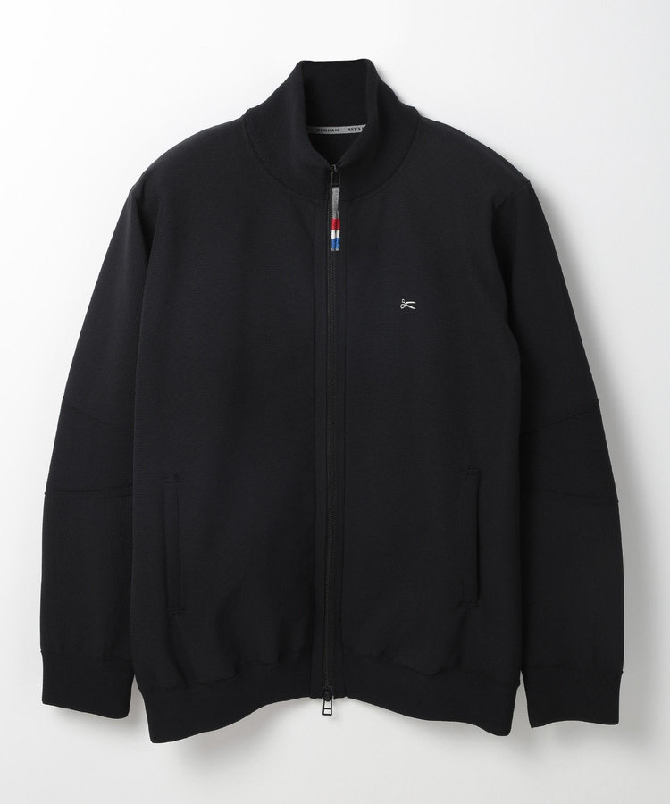 【DENHAM×MENS BIGI】スタンドニットジップブルゾン