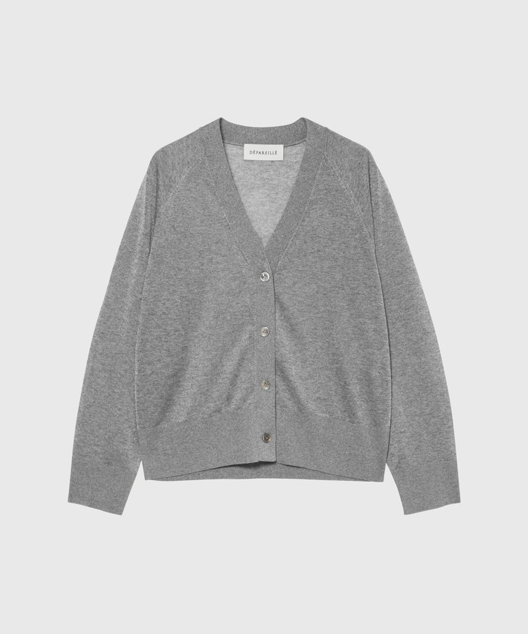 	SHEER LAME CARDIGAN / シアーラメカーディガン