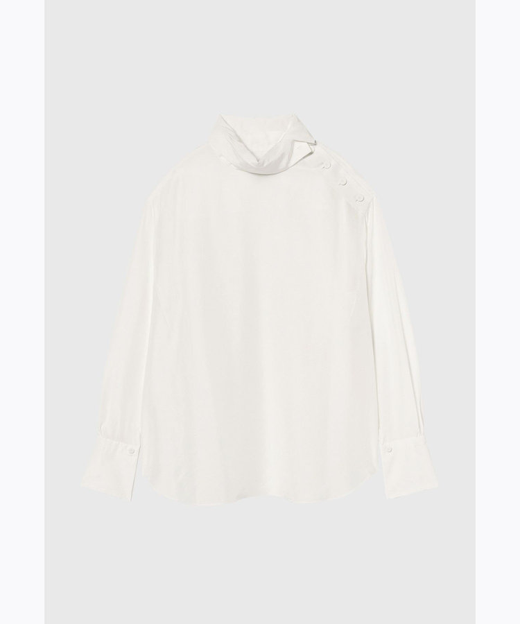 SILK CUPRA WASHER BLOUSE / シルクキュプラワッシャーブラウス