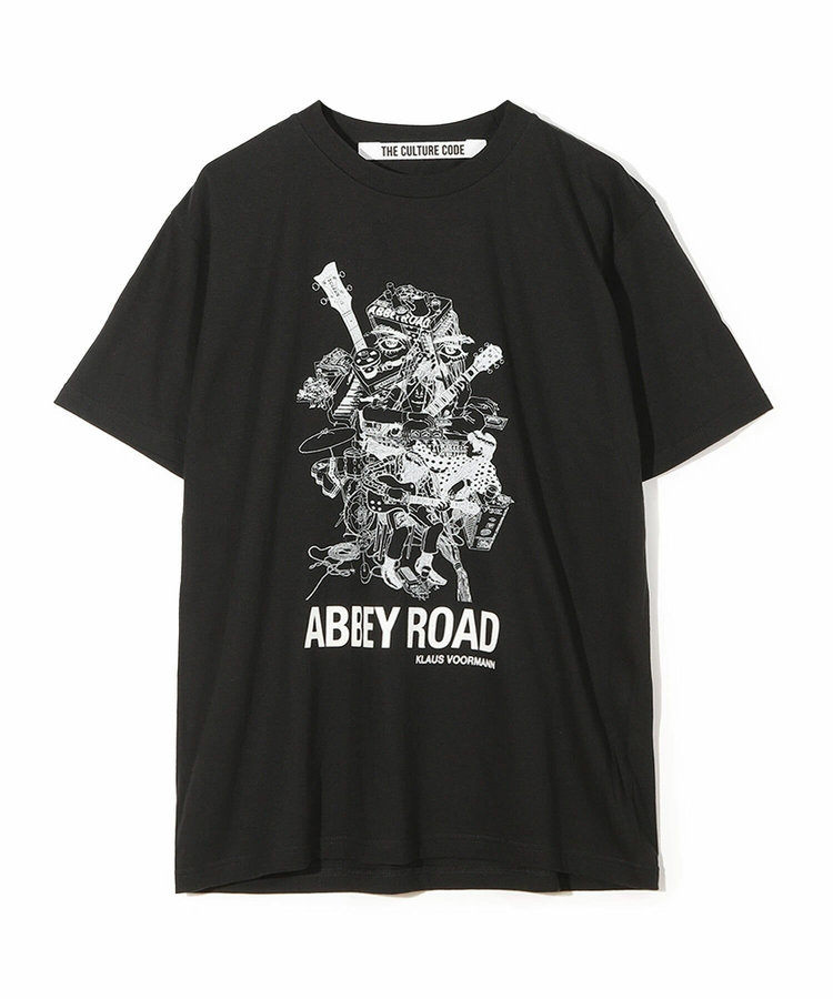 【THE CULTURE CODE x Klaus Voormann x MEN'S BIGI 】 別注プリントTシャツ＜Abbey Road＞