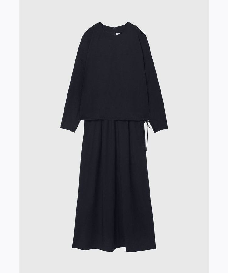 WOOL TWO PIECE DRESS /  ウールツーピースドレス