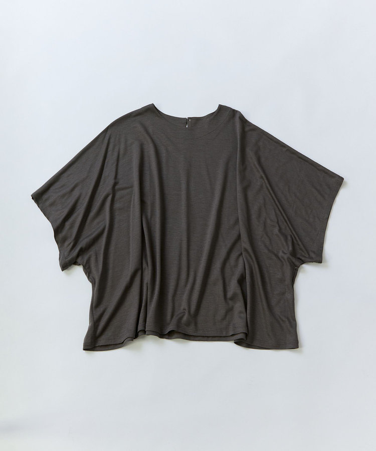 リヨセル天竺ドルマンスリーブTシャツ